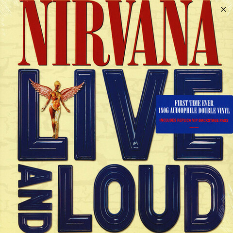 Виниловая пластинка. Nirvana - Live And Loud