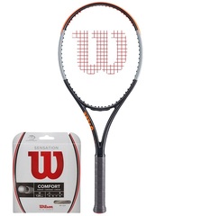 Ракетка теннисная Wilson Burn 100LS V4.0 + струны + натяжка