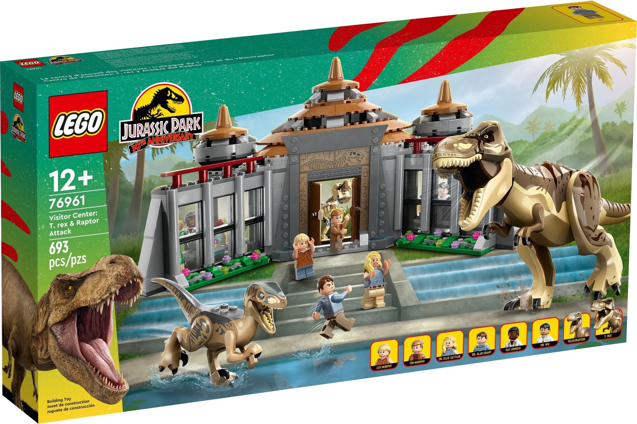 LEGO Jurassic World: Центр для посетителей: Атака тираннозавра рекса и  раптора 76961