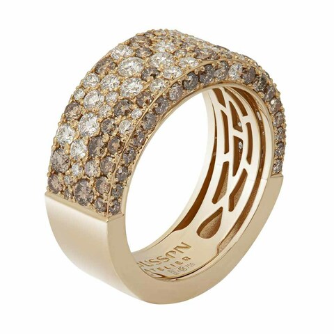 Кольцо с Бриллиантами, R0256-0/38