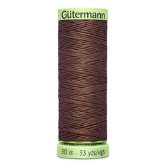 Нить Top Stitch 30/30 м для декоративной отстрочки, Gutermann, 446 сигнальный коричневый