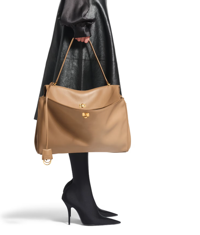 BALENCIAGA RODEO HANDBAG Бежевый