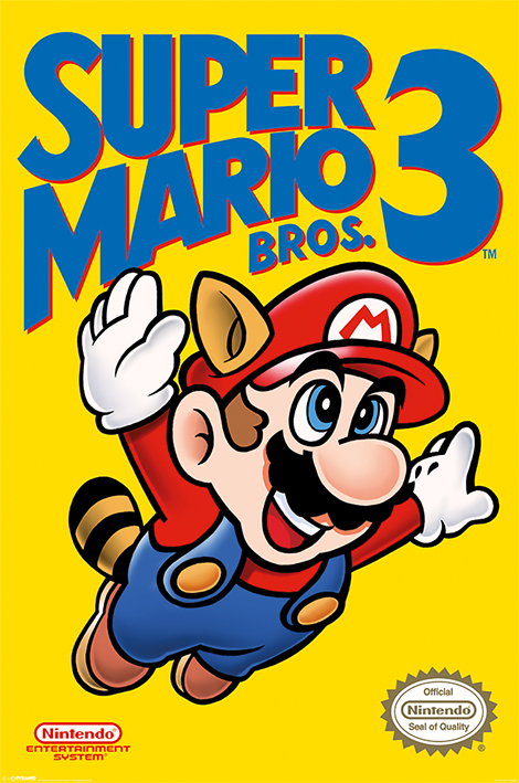 Nintendo Super Mario Bros. 3 NES Cover PP33381 28oi.ru