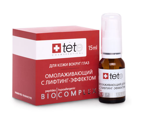 TETe Биокомплекс омолаживающий с лифтинг-эффектом для век / TETe Biocomplex rejuvenating lifting for eyes 15 ml
