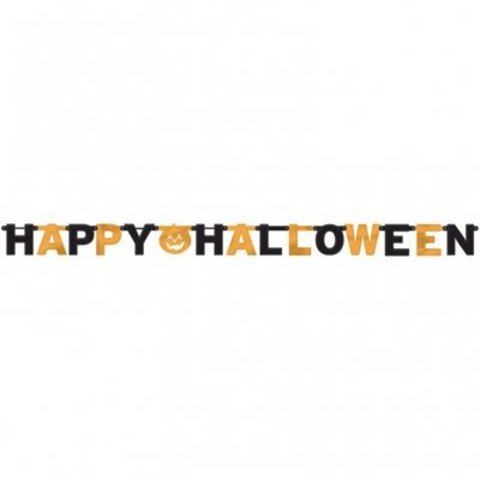 Гирл-буквы Happy Halloween Тыква 230см/A