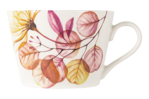 Кружка 480мл Home & Style Азалия бежевая