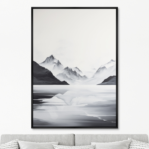 ArtNoMore - Репродукция картины на холсте Landscape collection, Reflection, No 1, 2024г.