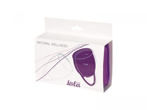 Набор из 2 лиловых менструальных чаш Tulip - Lola Games Natural Wellness 4000-02lola