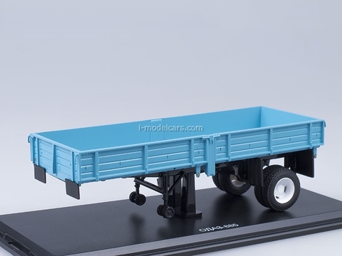 Semitrailer ODAZ-885 blue Start Scale Models (SSM) 1:43