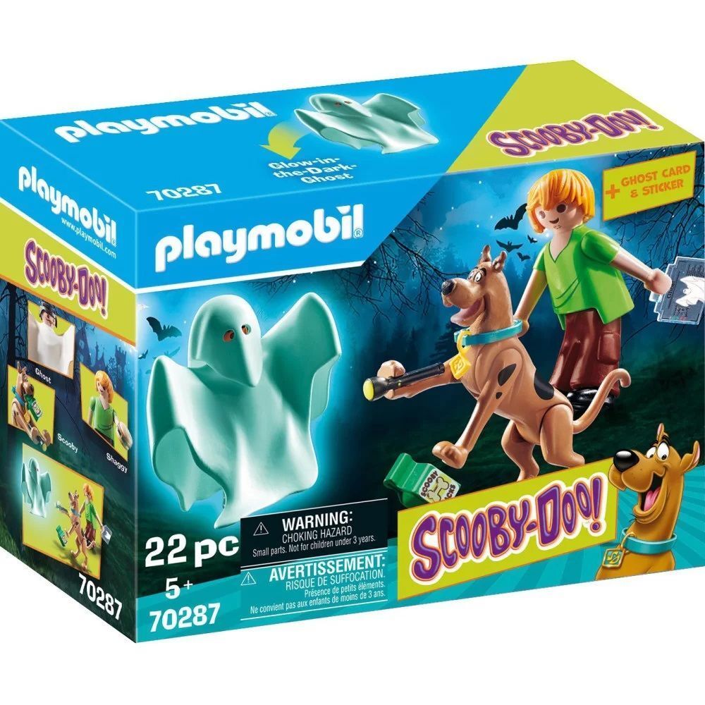 Конструктор Playmobil Scooby-Doo Скуби и Шегги с привидением 70287 купить в  Москве | Доставка по России.