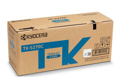 Тонер-картридж Kyocera TK-5270C для P6230cdn/M6230cidn/M6630cidn, голубой. Ресурс 6000 страниц (1T02TVCNL0)