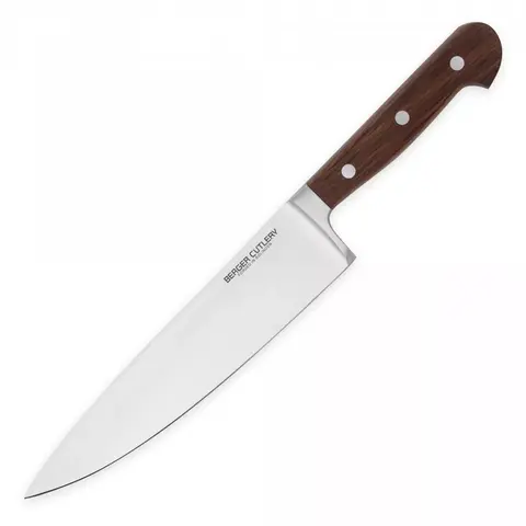 Нож поварской «Шеф» 21см Berger Cutlery Classic Smoked Oak