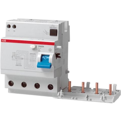 Блок дифференциального тока 4-полюсный 63 A, тип A, 300 mA DDA204 A-63/0,3 AE. ABB. 2CSB204701R3630