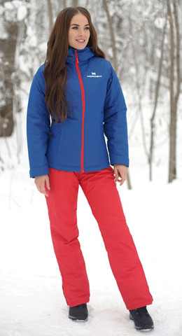 Женский утеплённый прогулочный лыжный костюм Nordski Motion Patriot 2020