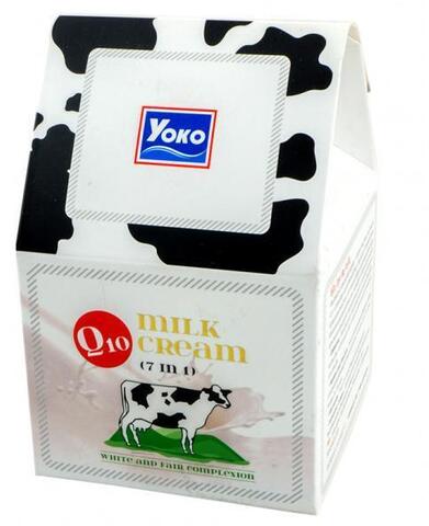 Крем для лица с молочными протеинами и Коэнзимом Q10 Yoko Milk cream Q10, 50 мл