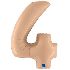 Г 40''/102 см, Цифра, Сатин, Белый песок (Нюдовый) 