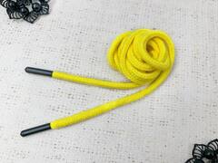 Шнур, ш. 5 мм, L 126 см, жёлтый