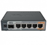 Mikrotik hEX S RB760iGS - маршрутизатор 2 ядра (880 МГц), 5х 1G RJ45, SFP, USB, MicroSD, раздача PoE
