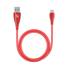 Кабель Deppa Ceramic USB - micro USB, 1м, красный