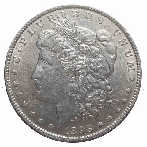 1 доллар 1898 США (Морган). XF-AU