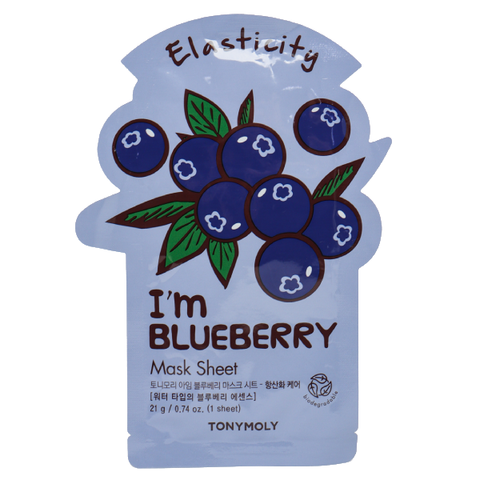 Тканевая маска для лица TONYMOLY I'm Bluberry Mask Sheet Elasticity, 21 гр