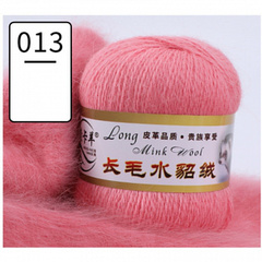 Пряжа "Норка" длинноворсовая, Пух норки-90 % Полиамид-10 %