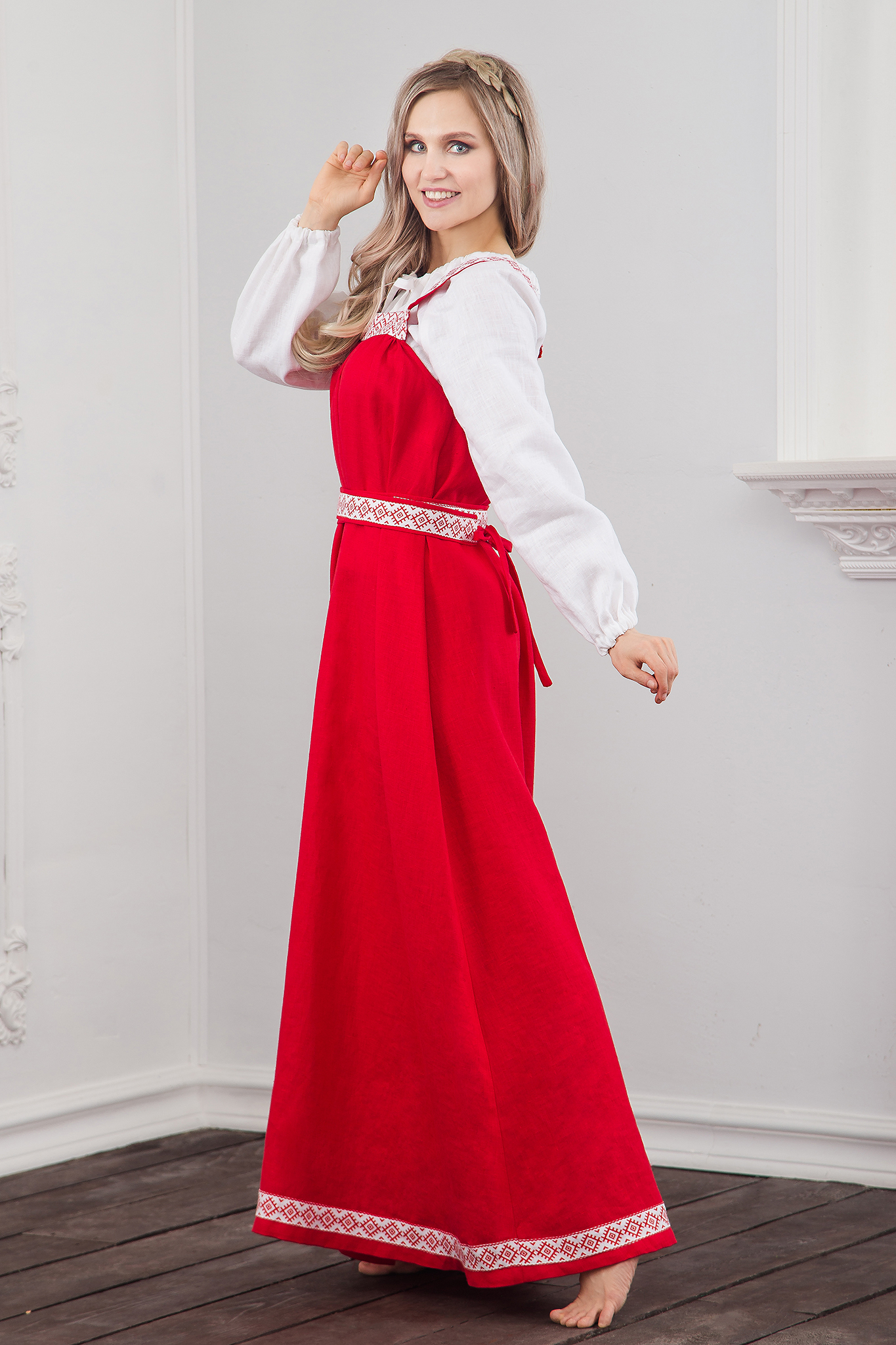 Русский народный костюм, душегрея и сарафан