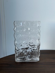 Ваза "Лёд" Прозрачная
