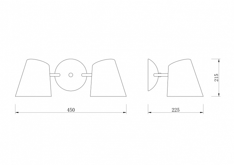 Бра Freya Nordic FR5127WL-02B