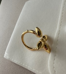 84624- Кольцо BLOSSOM цветок разъемное LV в родаже lux