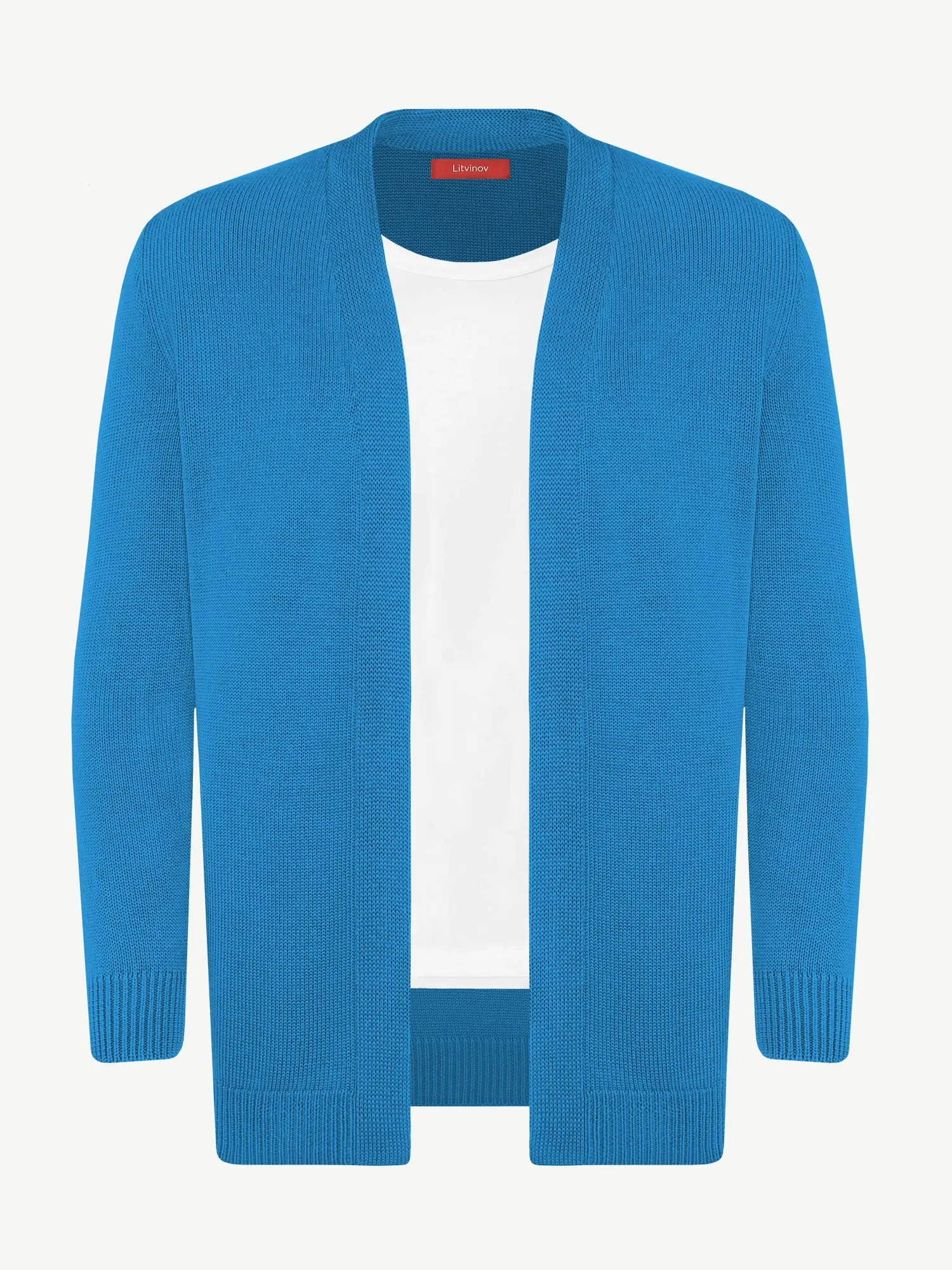 Кардиган с планкой из шелка