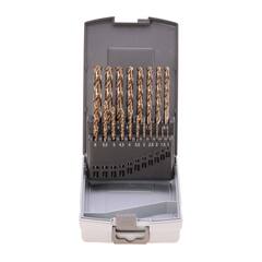 Набор сверл по металлу 1-10мм 19шт DIN338 HSSE-Co5 130° (пл. кейс) Ruko 215214RO