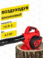 Воздуходув бензиновый DDE VB 60 (26 см3, 1,1 кВт/ 1,5 л.с., 580 м3/ч, 68 м/с, 4,7 кг) 909-754