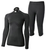 Премиальный тёплый комплект термобелья Mico Odor Zero XT2 Skintech с низким воротом с капри 3/4 женский