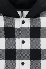 рубашка  для мальчика  КР 302681-1/черный,клетка виши