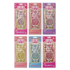 
          Наклейки-стразы Alingar, акриловые, "Яблочко", яблоко, цветы, корона, пакет с европодвесом