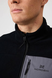Флисовая толстовка Nordski Heat Black/Shark мужская