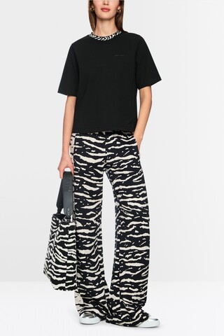 Marc Cain Sports Футболка из хлопка и модала с контрастной отделкой