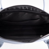 Сумка Саломея 2042 гладкий серо-голубой