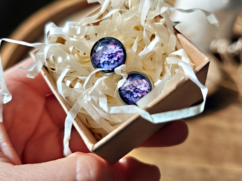 Серьги-гвоздики 