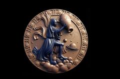 Силиконовый молд Знак зодиака Водолей 3 см