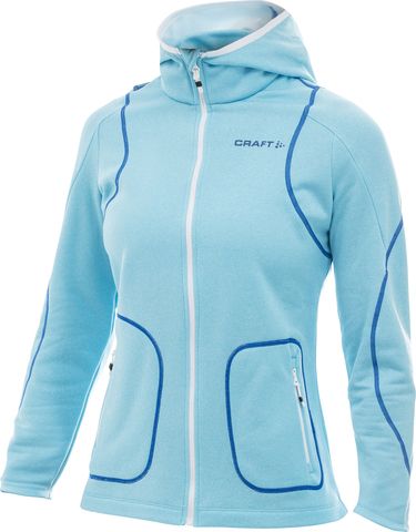 Толстовка Craft Active Hood Zip Blue женская