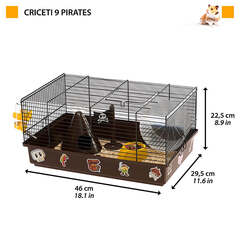 Ferplast клетка CRICETI 9 PIRATES для хомяков
