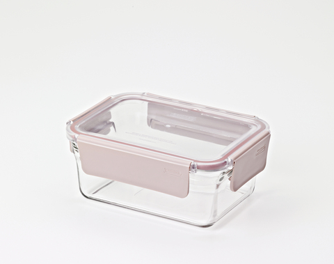 Контейнер Glasslock ORRT-102P Sandy pink (1020ml; -20/+220℃; прямоугольный)