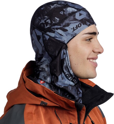 Картинка балаклава Buff Balaclava Thermonet Skatick Graphite - 3