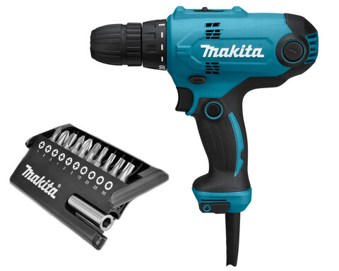 Сетевая дрель-шуруповёрт Makita DF0300X2