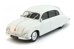 Tatra T600 Tatraplan white 1:43 DeAgostini Auto Legends USSR #198