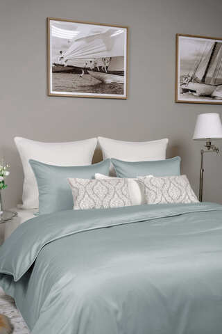 Постельное белье 1.5 спальное Сlaire Batiste Lot Irish Winter бирюзовое