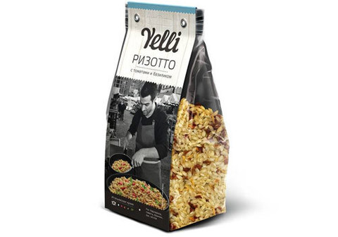 Ризотто с томатами и базиликом Yelli, 250г