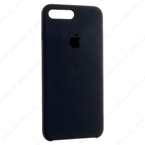 Накладка Silicone Case для Apple iPhone 8 Plus/ 7 Plus темно-синий